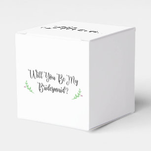 Personalised Bridesmaid Proposal withCustom Photo Favour Box