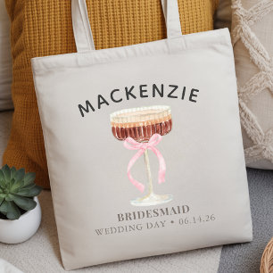 Personalised Bridesmaid Tote Bag Wedding Day Gift