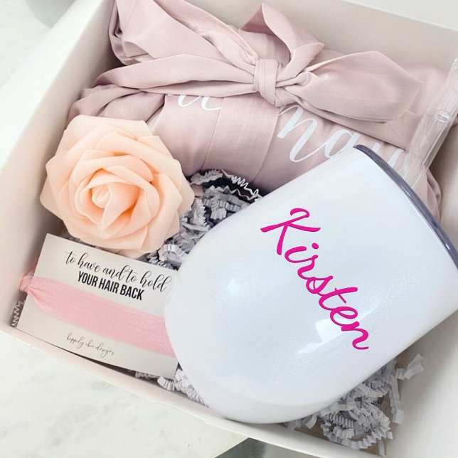 Personalised Bridesmaid Wine Tumbler (Personalized Bridesmaid Wine Tumbler)