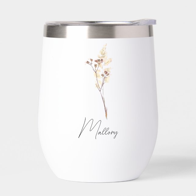 Personalised Bridesmaids Gifts Floral, Elegant Wed (Left)