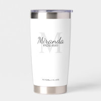 Personalised Bridesmaid's Monogram and Name