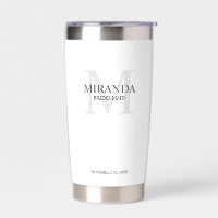 Personalised Bridesmaid's Monogram and Name