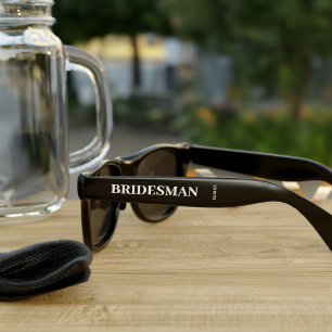 Personalised Bridesman Wedding Party Sunglasses