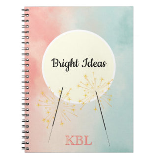 Personalised Bright Ideas Notebook