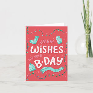 Personalised Bright Modern Birthday Card