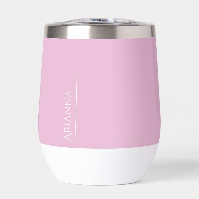 Personalised bright pink modern  (Front)