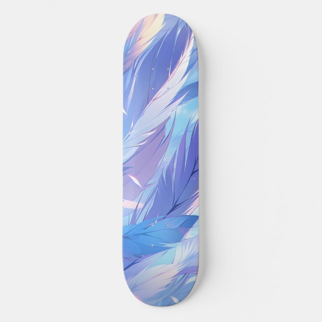 Personalised Bright Vivid Colours Pop Culture Vibe Skateboard (Front)