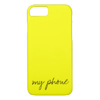 Personalised Bright Yellow