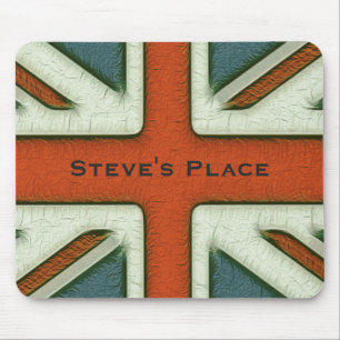 Personalised British Flag Mouse Pad