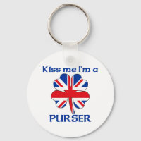 Personalised British Kiss Me I'm Purser