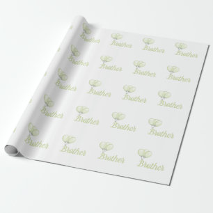 Personalised brother wrapping paper