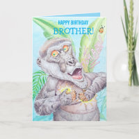 Personalised Brother's Birthday Greeting Card