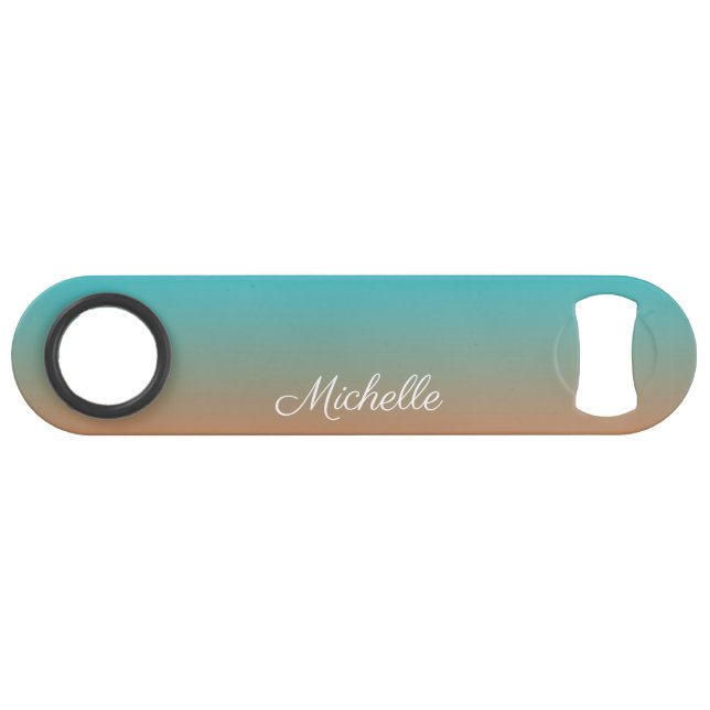 Personalised brown and blue ombre (Front (Horizontal))