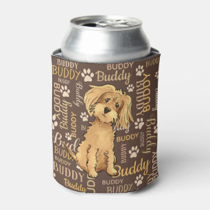 Personalised Brown Dog Can Cooler