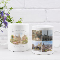 Personalised Brussels Belgium Travel Photo Mug