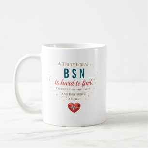 Personalised BSN Nurse Appreciation Quote Coffee Mug