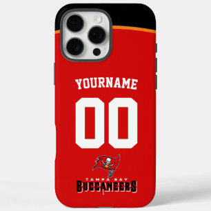 Personalised Buccaneers Jersey American Football iPhone 16 Pro Max Case