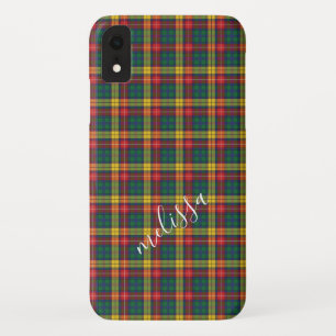 Personalised Buchanan Tartan Pattern Clan Pattern Case-Mate iPhone Case