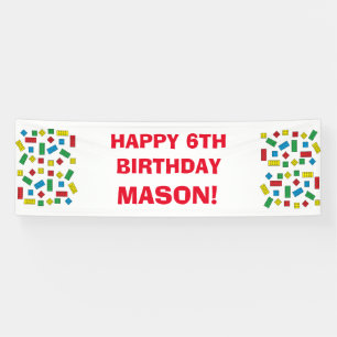 Personalised "Building Blocks" Banner