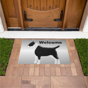 Personalised Bull Terrier Dog Design Doormat