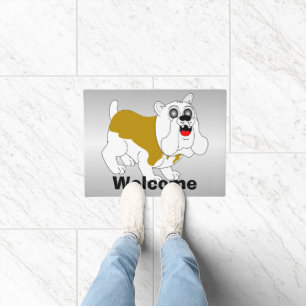Personalised Bulldog Design Doormat
