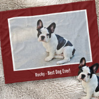 Personalised Bulldog Photo and Bulldog Name