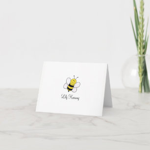 Personalised Bumblebee Note Cards