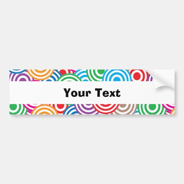 Personalised Bumpersticker Bumper Sticker (Front)