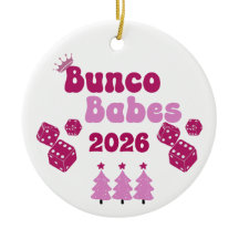 Personalised Bunco Babe Annual Ornament