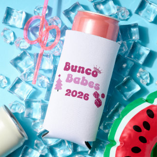 Personalised Bunco Babe Seltzer Can Cooler