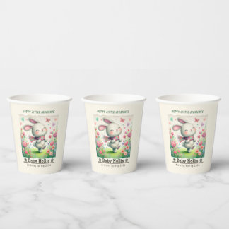 Personalised Bunny Baby Shower Cups