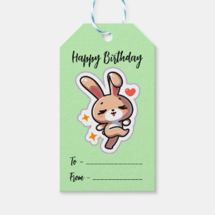 Personalised Bunny Gift Tag