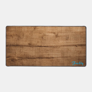 Personalised Burlap Cover İmage Desk Mat