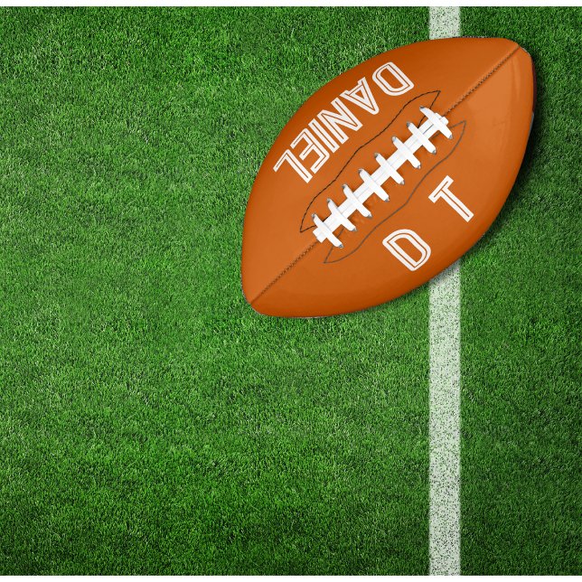 Personalised  -  burnt orange     football (Creator Uploaded)