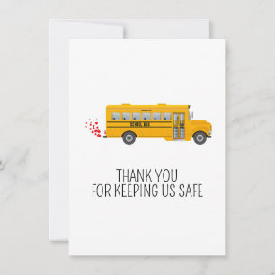 Personalised Bus Driver Appreciation Thank You Card