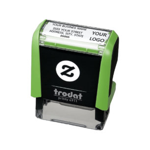 Personalised Business Address Self-inking Stamp