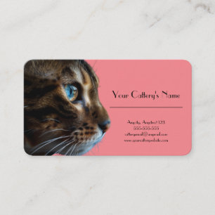 Personalised Business Card For Cattery