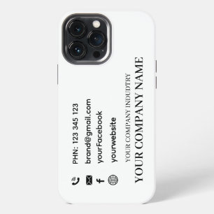 Personalised Business Card Promo iphone case