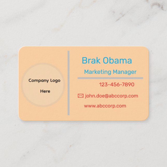 Personalised Business Cards – Custom Designs  (Front)