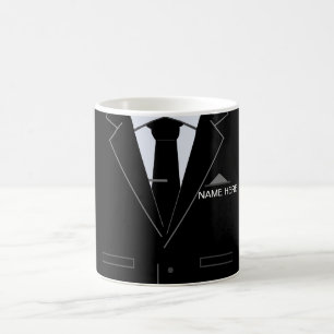 Personalised Business Coffee Mug with Name Text