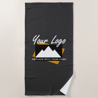 Personalised Business Design Company Professional Beach Towel