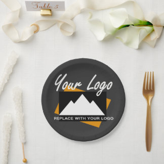 Personalised Business Design Company Professional Paper Plate