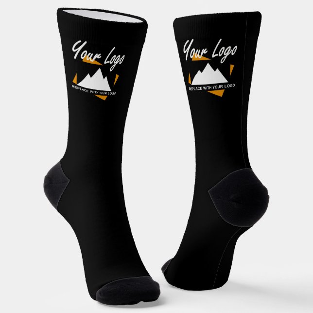 Personalised Business Design Company Professional Socks (Angled)