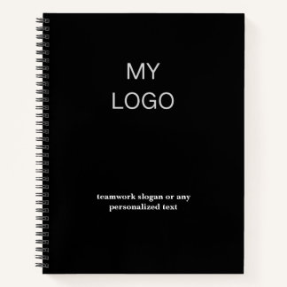 Personalised Business Info Logo Corporate Notebook
