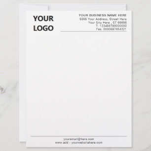 Personalised Business Letterhead Your Company Logo