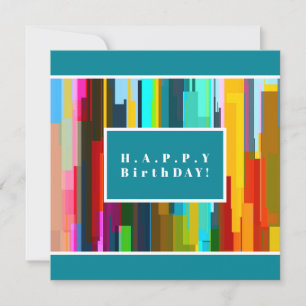 Personalised Business Logo, Abstract Art Card