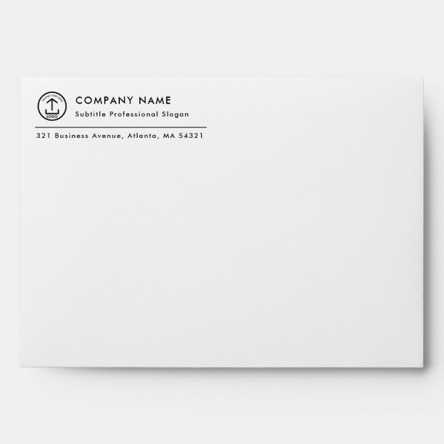 Personalised Business Logo Address Company Envelope (Front)
