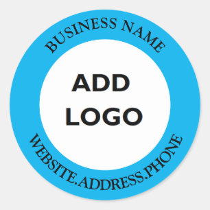 Personalised Business Logo Classic Round Sticker