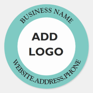 Personalised Business Logo    Classic Round Sticker