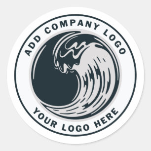 Personalised Business Logo Custom Classic Round Sticker